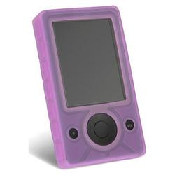 Eforcity Premium Heavy Duty Silicone Skin Case for Microsoft Zune, Purple / Violet with Access to AL