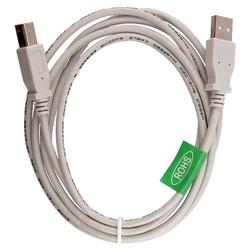 Eforcity Premium USB 2.0 Cable, Type A to B - 6' White Extension Cable w/ USB Type A Male to Type B