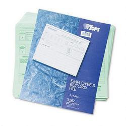 Tops Business Forms Employee's Record File Folder, 9 3/8 x 11 3/4, 20/Pack (TOP3287)