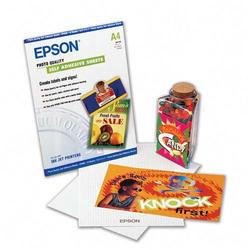 Epson America Epson Self-adhesive - A4 - 8.3 x 11.7 - 167g/m - Matte - 10 x Sheet (S041106)