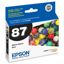 EPSON Epson UltraChrome Hi-Gloss 2 Ink Cartridge (87) - Matte Black