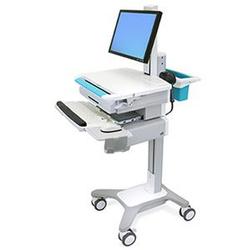 ERGOTRON Ergotron StyleView LCD Cart with Drawer - Aluminum, Plastic, Steel - White, Turquoise