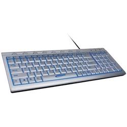 Everglide EG03-06E052-01 DKTboard Professional Gaming Keyboard - USB - Silver