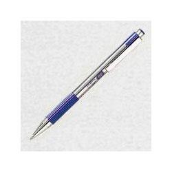 Zebra Pen Corp. F 301® Retractable Ballpoint Pen, 1.0 Medium Point, Stainless Steel, Blue Ink (ZEB27221)
