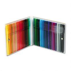 Pentel Of America Fine Point Color Pen™ Set in Book Style Case, Water based Ink, 36 Colors/Set (PENS36036)