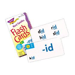 Trend Enterprises Flash Cards, Word Family skill building, 3 x6 (TEIT53014)