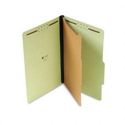 Universal Office Products Four Section Pressboard Classification Folder, Legal Size, Green (UNV10261)