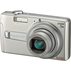 Fuji Film USA FujiFilm FinePix J50 8 Megapixel, 5x Optical Zoom, ISO800, 2.7 LCD Digital Camera - Silver