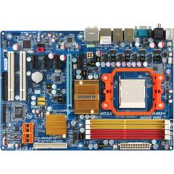 GIGA-BYTE GA-MA770-DS3 Desktop Board - AMD 770 - Socket AM2+ - 5200MHz, 2000MHz, 1600MHz HT - 16GB - DDR2 SDRAM - DDR2-800/PC2-6400, DDR2-667/PC2-5300 - ATX