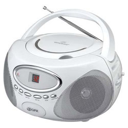 GPX BC118W Radio/CD Player Boombox