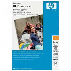 Hewlett Packard Pcdo HP Premium Glossy Photo Paper - 4 x 6 - 64lb - Glossy - 60 x Sheet - White