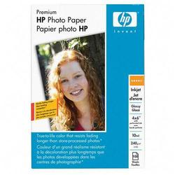 Hewlett Packard Pcdo HP Premium Photo Paper - 4 x 6 - 64lb - Glossy - 100 x Sheet - White