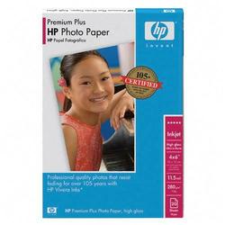 Hewlett Packard Pcdo HP Premium Plus Photographic Papers - 4 x 6 - High Gloss - 20 x Sheet - White