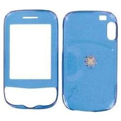 Wireless Emporium, Inc. HTC Wing P4350 Trans. Blue Snap-On Protector Case Faceplate w/Clip