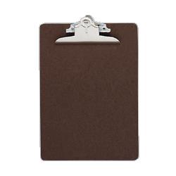 Sparco Products Hardboard Clipboard, Nickel-Plated Clip, 9 x12-1/2 , Brown (SPR00895)