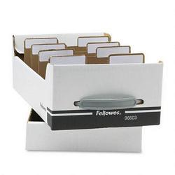Fellowes Manufacturing High Capacity Corrugated File for 200 3.5 Diskettes, 8 1/2 x 15 x 4 3/4 (FEL96603)