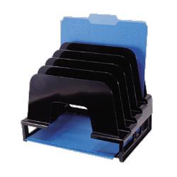 OFFICEMATE INTERNATIONAL CORP Incline Sorter With Two Trays, 13-1/2 x9-1/8 x14 , Black (OIC22112)
