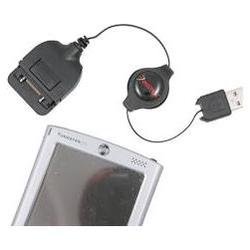 Eforcity Insten - Retractable USB Data & Charging Cable for Palm (PalmOne) m500 / m505 / m515 / m125 / m130 /
