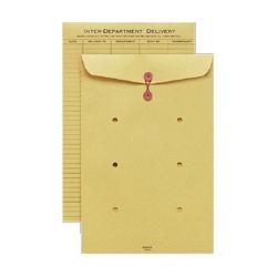 Sparco Products Inter-Department Envelope, String Closure, 10 x15 , Kraft (SPR01376)