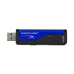 KINGSTON - BUY.COM Kingston 4GB DataTraveler HyperX USB 2.0 Flash Drive - 4 GB - USB - External (DTHX/4GBKR)
