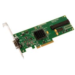 LSI LOGIC LSI Logic LSISAS3442E-R 8 Port SAS Host Bus Adapter - PCI Express x8 - Up to 300MBps per Port - 1 x SFF-8470 SAS 300 - Serial Attached SCSI External, 1 x SFF