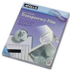 Apollo/Acco Brands Inc. Laser Printer Transparency Film, 50 Sheets/Box (APOCG7060)