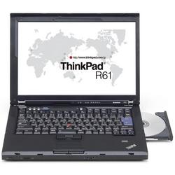 LENOVO Lenovo ThinkPad R61 Notebook - Intel Core 2 Duo T7300 2GHz - 14.1 WXGA+ - 1GB DDR2 SDRAM - 80GB HDD - Combo Drive (CD-RW/DVD-ROM) - Gigabit Ethernet, Wi-Fi, Bl (77511GU)