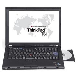 LENOVO Lenovo ThinkPad T61 Notebook - Intel Core 2 Duo T7100 1.8GHz - 14.1 WXGA+ - 1GB DDR2 SDRAM - 80GB HDD - Combo Drive (CD-RW/DVD-ROM) - Gigabit Ethernet, Wi-Fi,