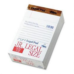 Tops Business Forms Letr Trim™ Perf Top 5 x 8 White Pads, Jr. Legal Ruling, 50 Sheets/Pad, Dozen (TOP7500)