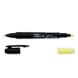 Zebra Pen Corp. LiteRite® Highlighter, 0.7mm Ballpoint, Black Ink/Yellow Highlighter (ZEB81150)