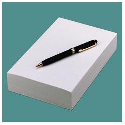 Universal Office Products Loose Memo Sheets, 4 x 6, White, 500 Sheets per Pack (UNV46500)