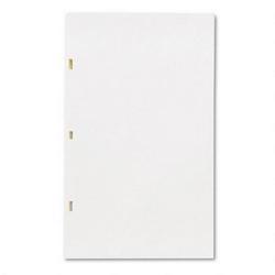 Wilson Jones/Acco Brands Inc. Looseleaf Minute Book Ledger Sheets, Ivory Linen, 14 x 8 1/2, 100 Sheets/Box (WLJ90130)
