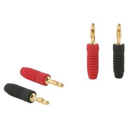 Monster MONSTER MT R-H MKII Tips Banana Extra Thick Speaker Cable Connectors (2 pair standard tips)