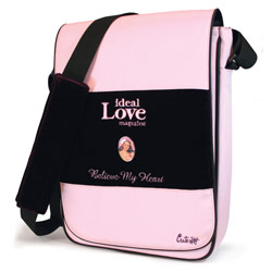 Mobile Edge Maddie Powers Laptop Bag Cutebug Hipster (Pink) -fits 14.1 laptops