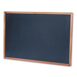 Quartet Manufacturing. Co. Magnetic Chalkboard, Black Surface, Hardwood Frame, 72 x 48 (QRTPCW406B)