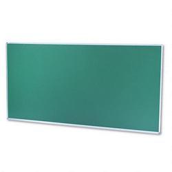 Quartet Manufacturing. Co. Magnetic Chalkboard, Green Surface, Anodized Aluminum Frame, 96 x 48 (QRTPCA408G)
