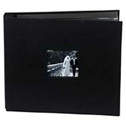 Making Memories Postbound Linen Fabric Cover Album With Window 12X12-Asphalt