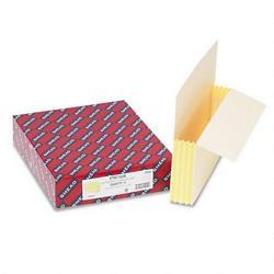 Smead Manufacturing Co. Manila End Tab File Pocket with Tyvek Gussets, Letter, 3 1/2 Expansion, 10/Box (SMD75164)