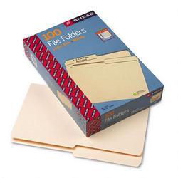 Smead Manufacturing Co. Manila File Folders, Recycled, Single Ply Top, 1/2 Cut, Legal, 100/Box (SMD15320)