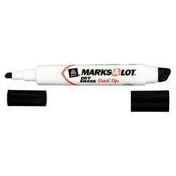 Avery-Dennison Marks A Lot® Dual Tip Whiteboard Marker, Black (AVE26166)