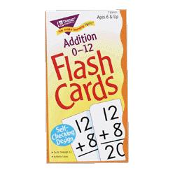 Trend Enterprises Math Flash Cards, Addition, 0 To 12, 3 x5-7/8 (TEIT53101)