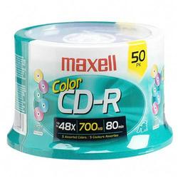 Maxell Corp. Of America Maxell 48x CD-R Media - 700MB - 50 Pack Spindle