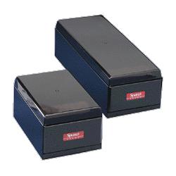 Sparco Products Metal Business Card File,400 Card Cap.,4-1/2 x6-1/2 x3-1/2 ,BK (SPR01503)