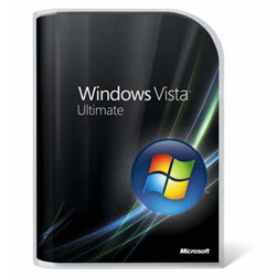 Microsoft Windows Vista Ultimate with Service Pack 1 - Upgrade Package - Standard - 1 PC - Retail - PC (66R-02268)