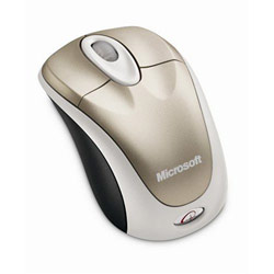 Microsoft Wireless Notebook Optical Mouse 3000 - Creme Brulee Gold