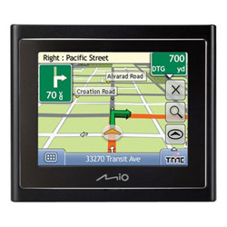 MIO Mio Moov 200 Portable GPS System w/ Text-to-Speech & Preloaded Maps