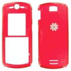 Wireless Emporium, Inc. Motorola SLVR L7c Trans. Red Protector Case w/Clip