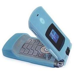 Wireless Emporium, Inc. Motorola V3 Razr Series Silicone Case (Baby Blue)