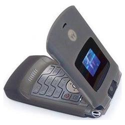 Wireless Emporium, Inc. Motorola V3 Razr Series Silicone Case (Smoke)