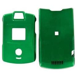 Wireless Emporium, Inc. Motorola V3/V3m/V3c Green Snap-On Protector Case Faceplate